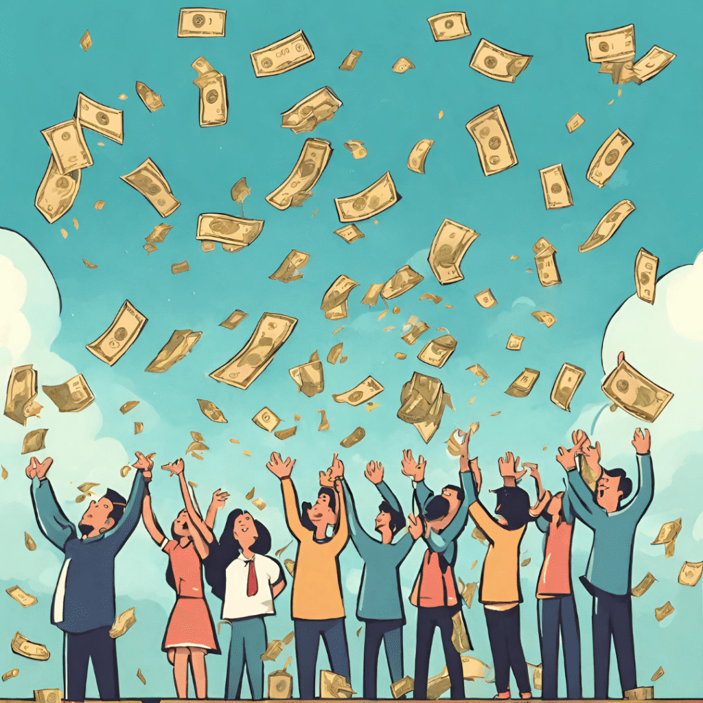 Catching money falling dividends