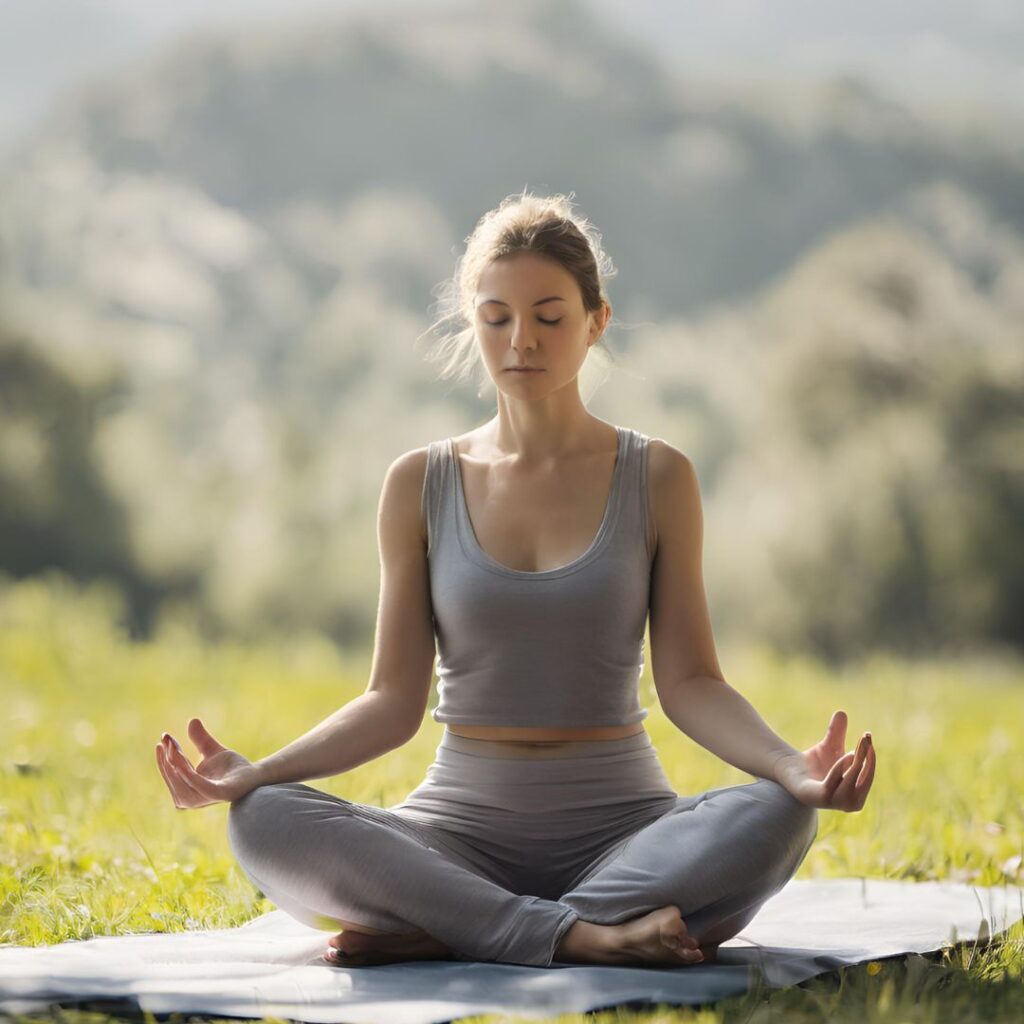 want blog meditating woman